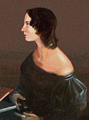 Emily's profile restored from the Gun Group portrait