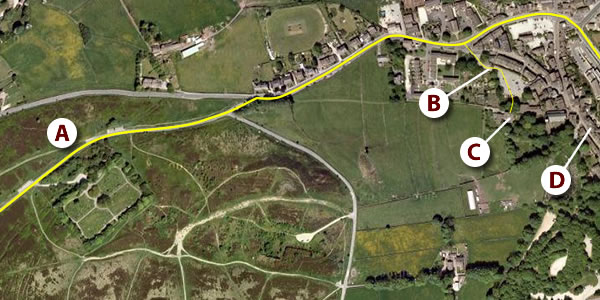 Haworth aerial view