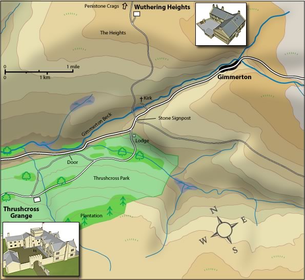 Map of the moors