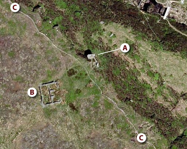 Ponden Kirk aerial view